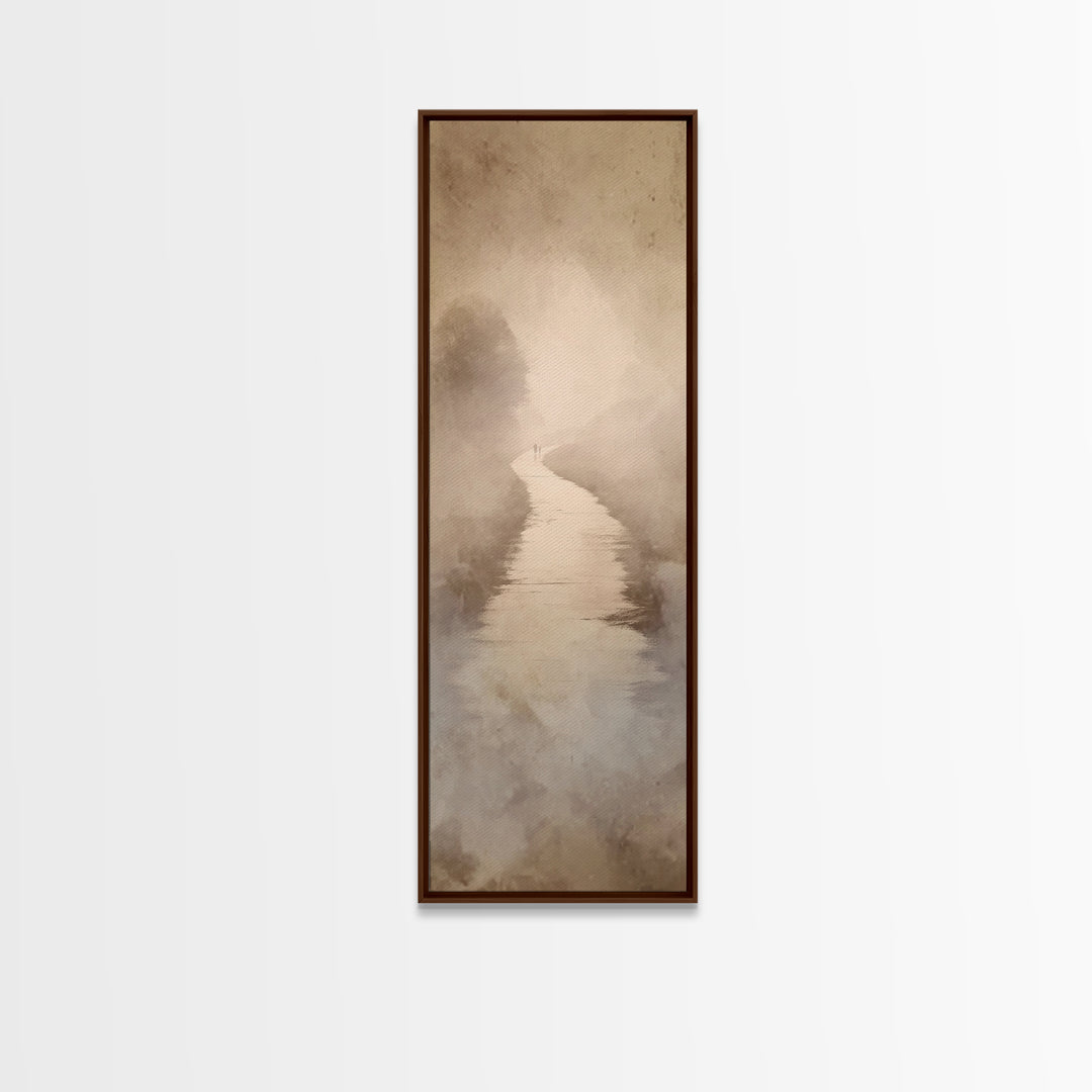 Forest Of Hope – Framed Canvas Print – Skinny Art – Christian Wall Art – Christian Art Canvas – Modern Christian Art – Christmas Art