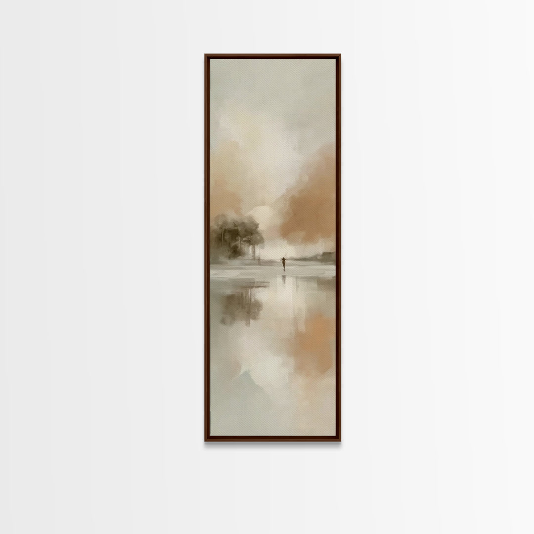 Fields Of Mercy – Framed Canvas Print – Skinny Art – Christian Wall Art – Abstract Christian Art – Christian Art Gift