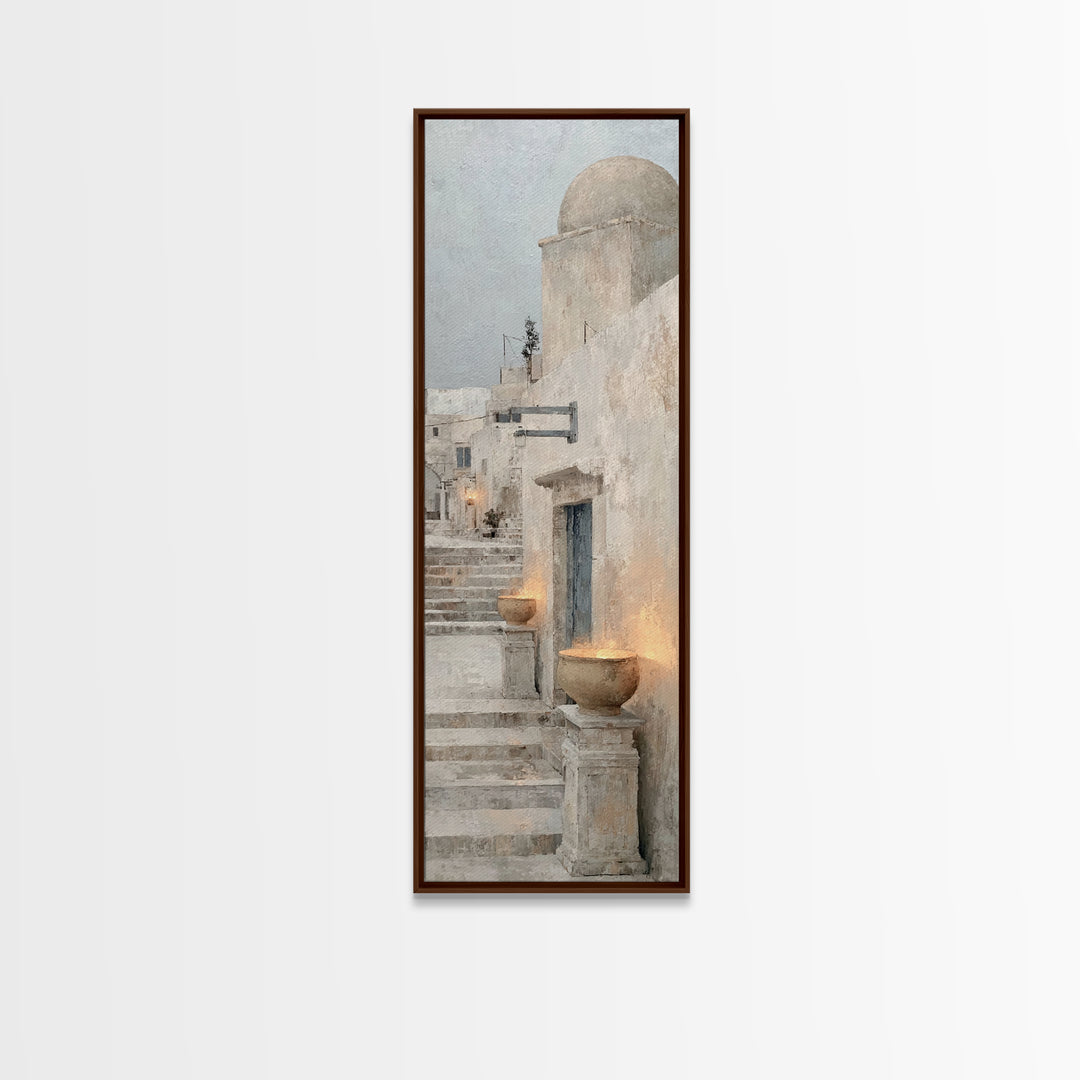 Sacred Steps – Framed Canvas Print – Narrow Art – Christian Art Canvas – Modern Christian Art – Christian Wall Art – Christian Decor
