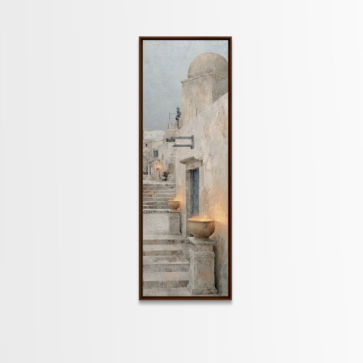 Sacred Steps – Framed Canvas Print – Narrow Art – Christian Art Canvas – Modern Christian Art – Christian Wall Art – Christian Decor