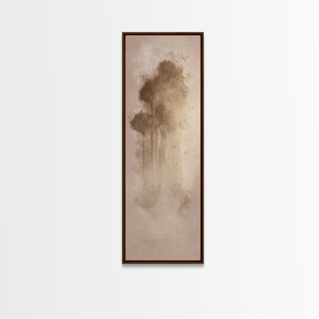 Cloudborne Mercy – Framed Canvas Print – Tall Skinny Art Print – Christian Art – Subtle Christian Art – Christian Art Canvas – Christian Wa