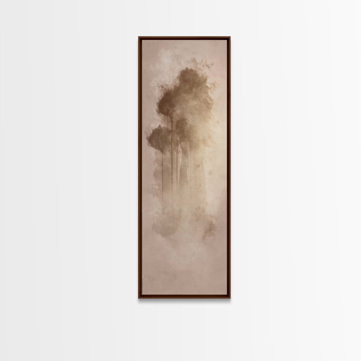 Cloudborne Mercy – Framed Canvas Print – Tall Skinny Art Print – Christian Art – Subtle Christian Art – Christian Art Canvas – Christian Wa