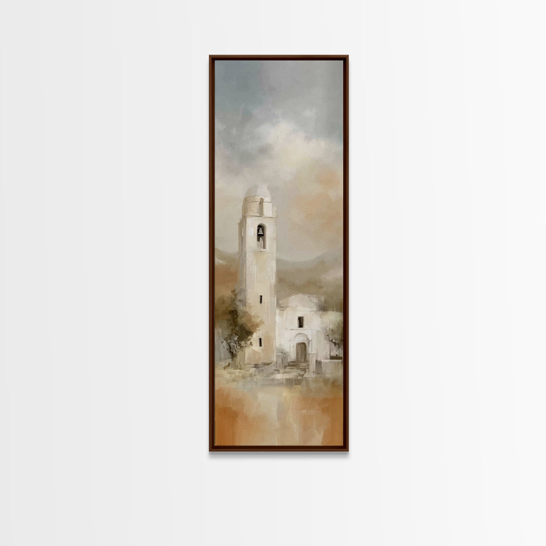 Evening Bells – Framed Canvas Print – Skinny Art – Christian Christmas Art – Christian Wall Art – Christian Art Canvas – Christmas Wall Art