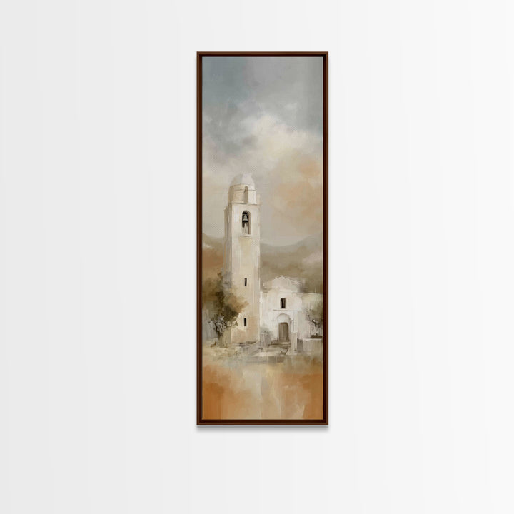 Evening Bells – Framed Canvas Print – Skinny Art – Christian Christmas Art – Christian Wall Art – Christian Art Canvas – Christmas Wall Art