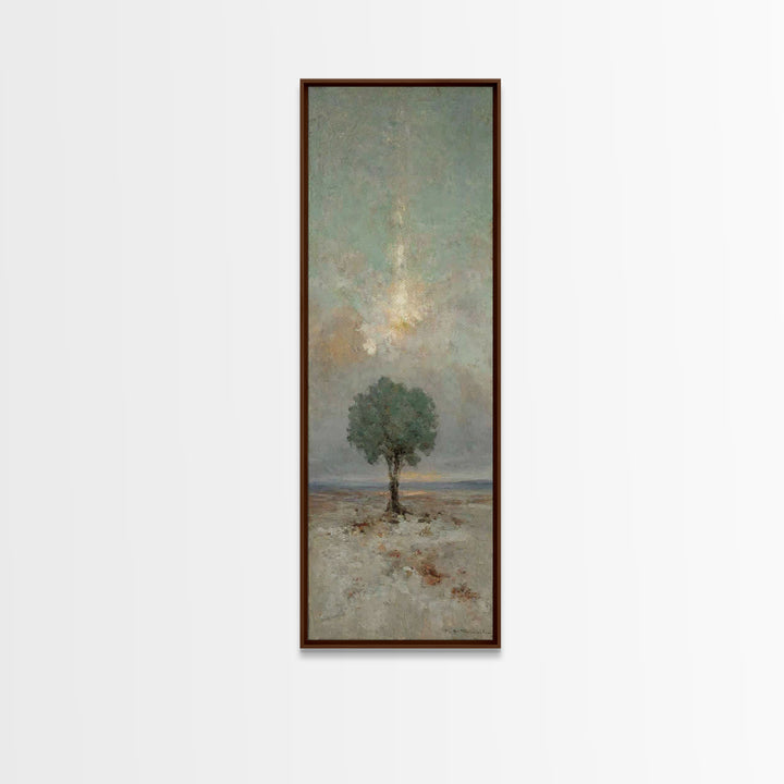Tree Of Mercy – Framed Canvas Print – Christian Wall Art – Skinny Art – Christian Art Canvas – Christian Decoration – Christmas Art