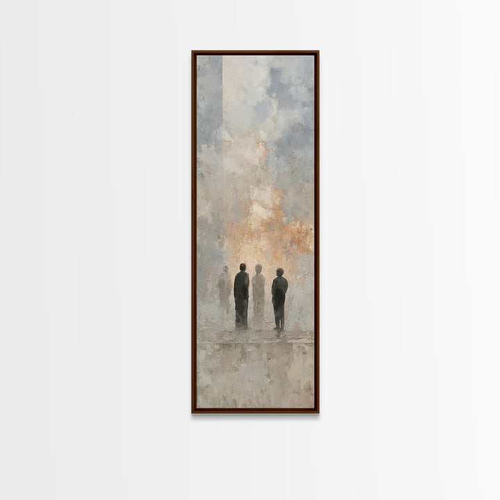 Clouds Of Witness, Framed Canvas Print, Tall Skinny Art Print, Christian Art Canvas, Christian Art Work, Christian Wall Art, Abstract Chris