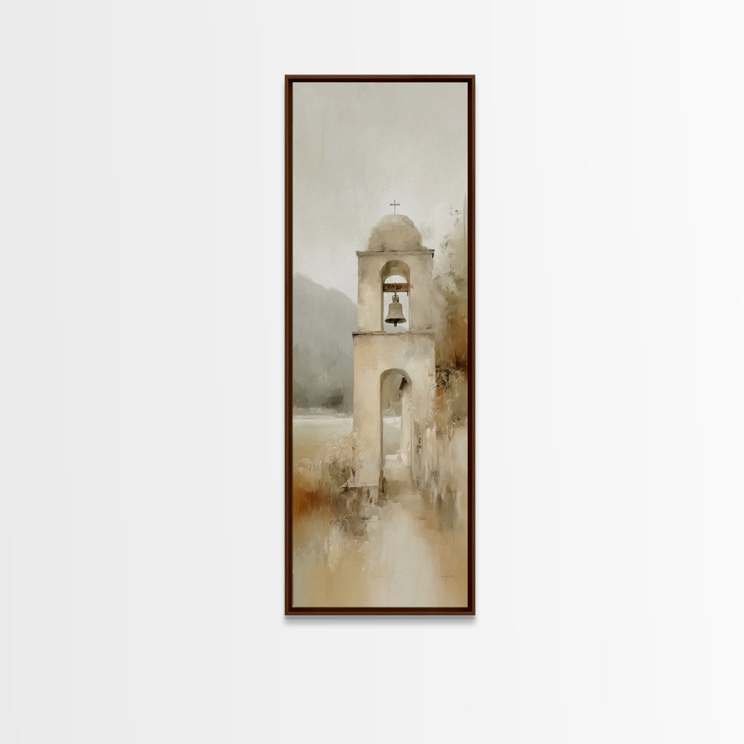 Valley Of Mercy – Framed Canvas Print – Jesus Painting – Christian Wall Art – Christmas Art – Tall Narrow Wall Art – Christian Art Canvas