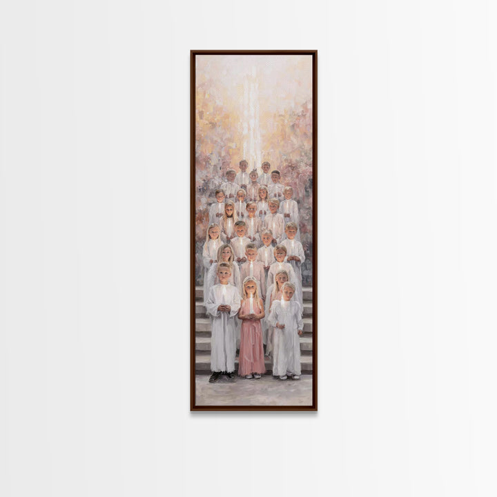 Morning Of Praise – Framed Canvas Print | Christian Art Canvas | Christian Wall Art | Narrow Art | Christian Christmas Art | Christian Gift
