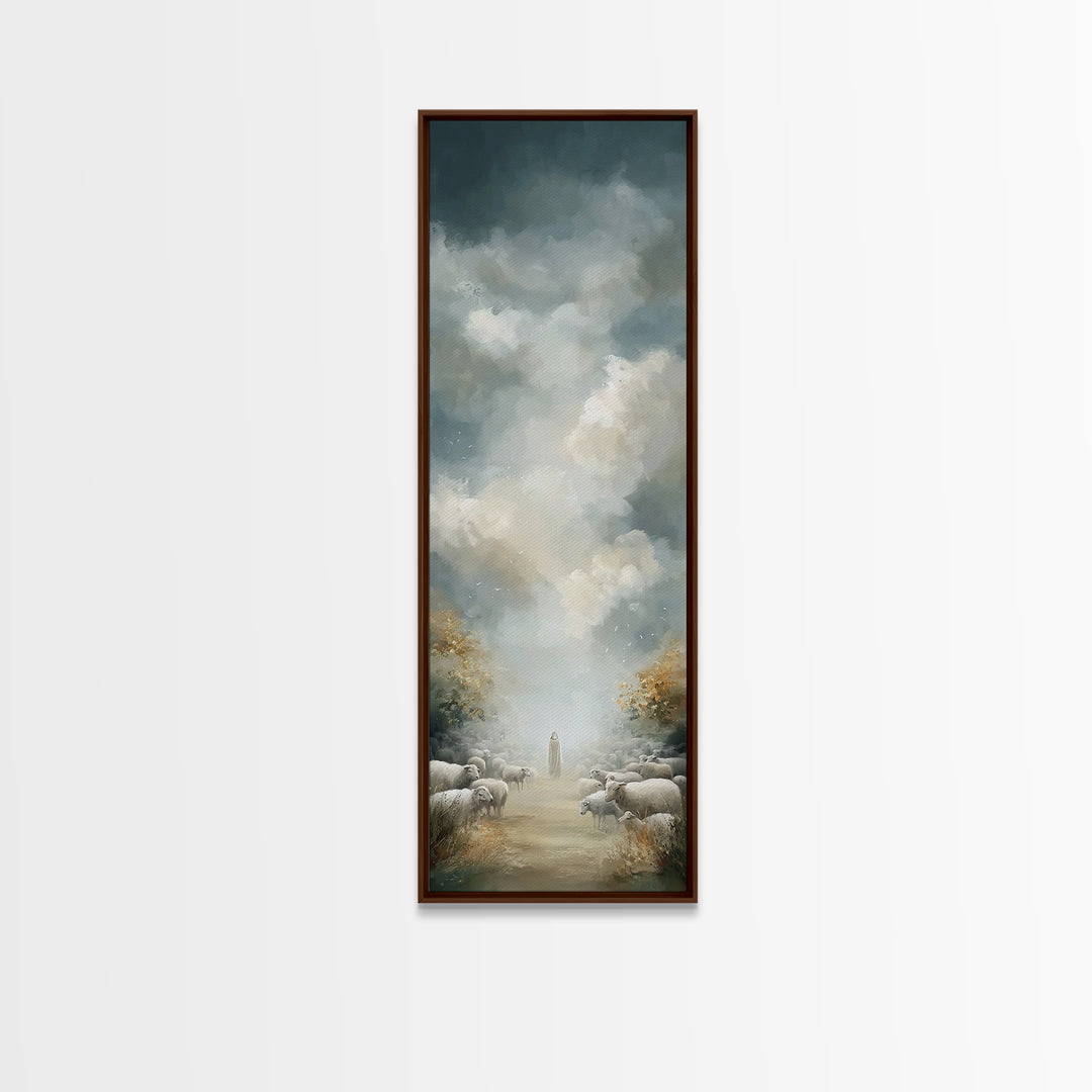 Morning Of Mercy - Framed Canvas Print - Christian Art Canvas - Christian Wall Art - Christian Decor - Tall Skinny Art Print - Christian Ar