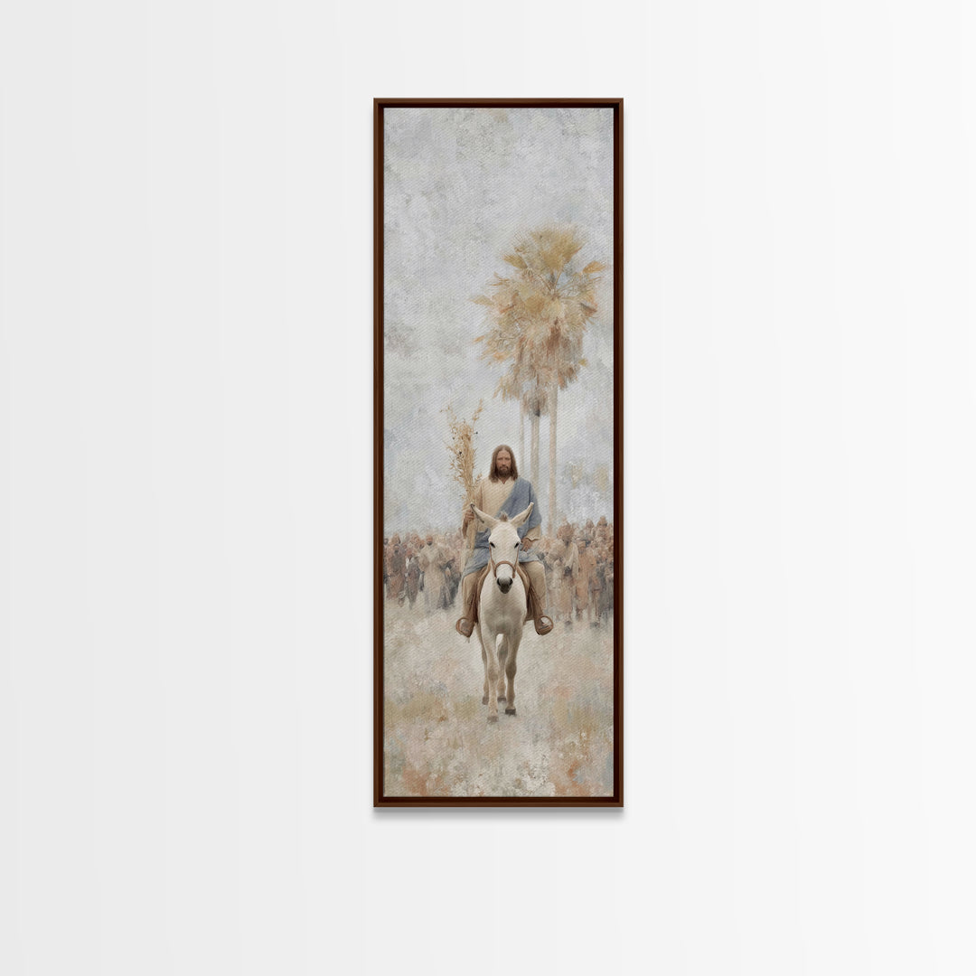 Procession Of Hope – Framed Canvas Print – Christian Art – Christian Wall Art – Skinny Art – Jesus Painting – Christian Art Canvas