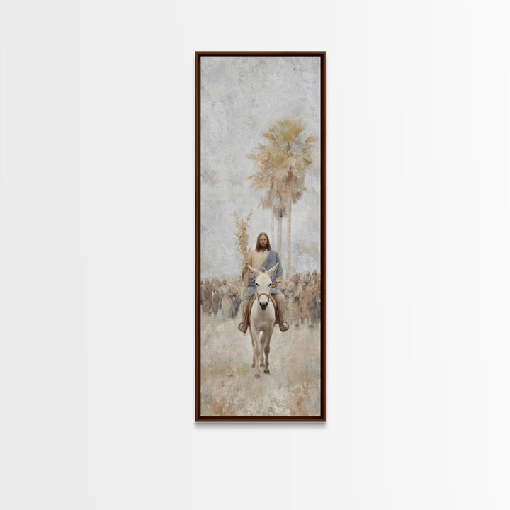 Procession Of Hope – Framed Canvas Print – Christian Art – Christian Wall Art – Skinny Art – Jesus Painting – Christian Art Canvas