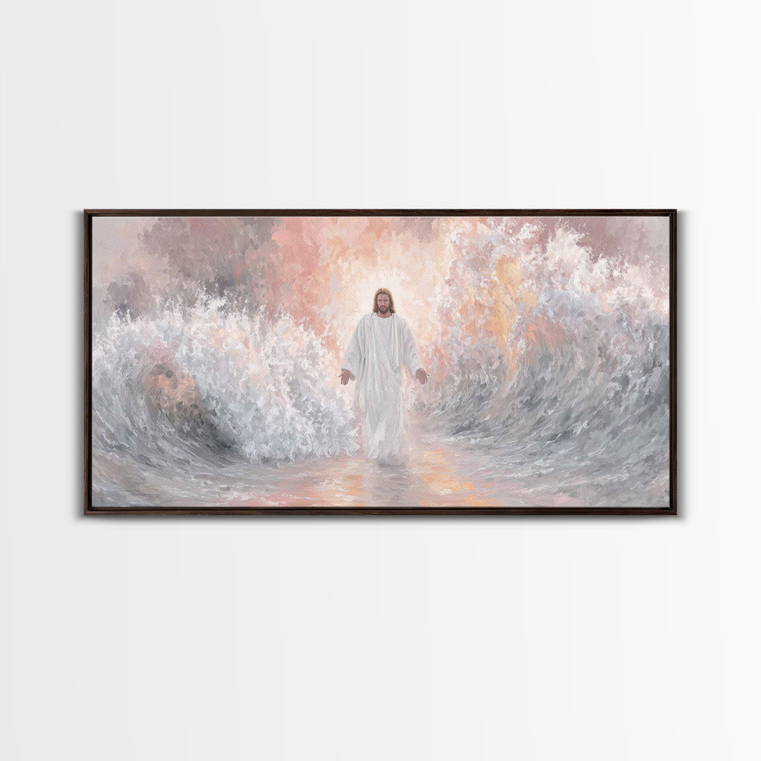 Dawn of Glory | Framed Canvas Print | Christian Wall Art | Jesus Painting | Christian Art Canvas | Large Christian Painting | Christian Art