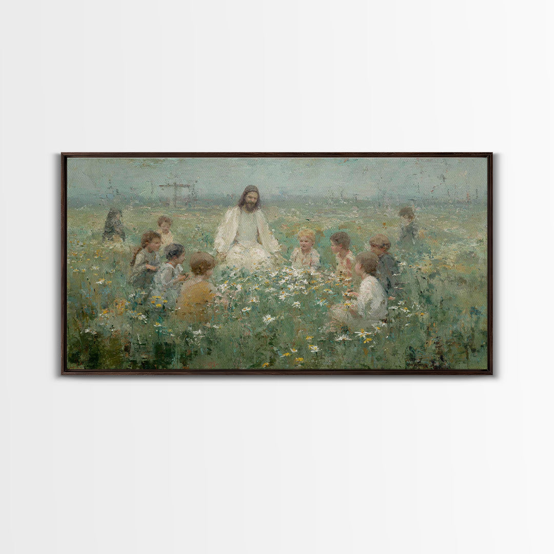 Morning Tide – Framed Canvas Print – Christian Art Canvas – Christian Paintings – Jesus Painting – Subtle Christian Art – Christian Decor