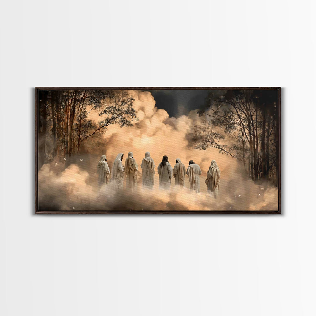 Eternal Star – Framed Canvas Print – Christian Decor – Christian Art – Christian Gifts – Jesus Art – Christian Canvas – Christmas Art