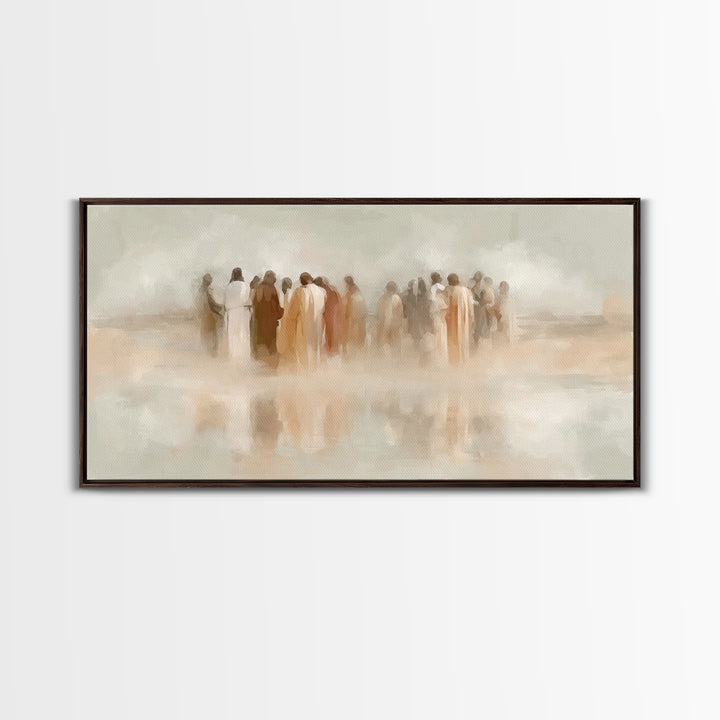Circle Of Grace – Framed Canvas Print – Christian Art – Christian Wall Art – Jesus Art – Christian Canvas – Christian Gifts