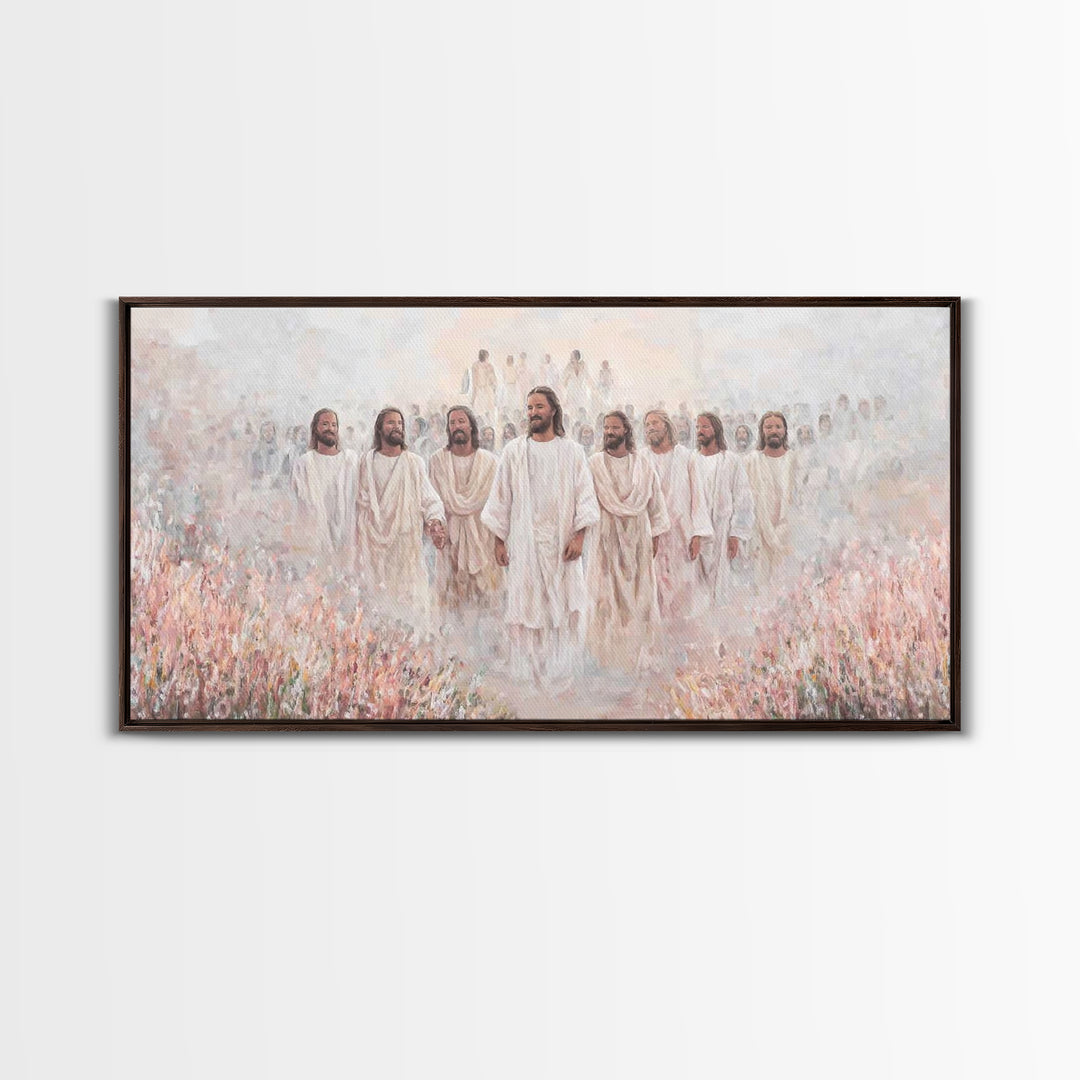 Eternal Walk – Framed Canvas Print – Christian Art – Christian Canvas – Jesus Painting – Christian Art Print – Christian Wall Art