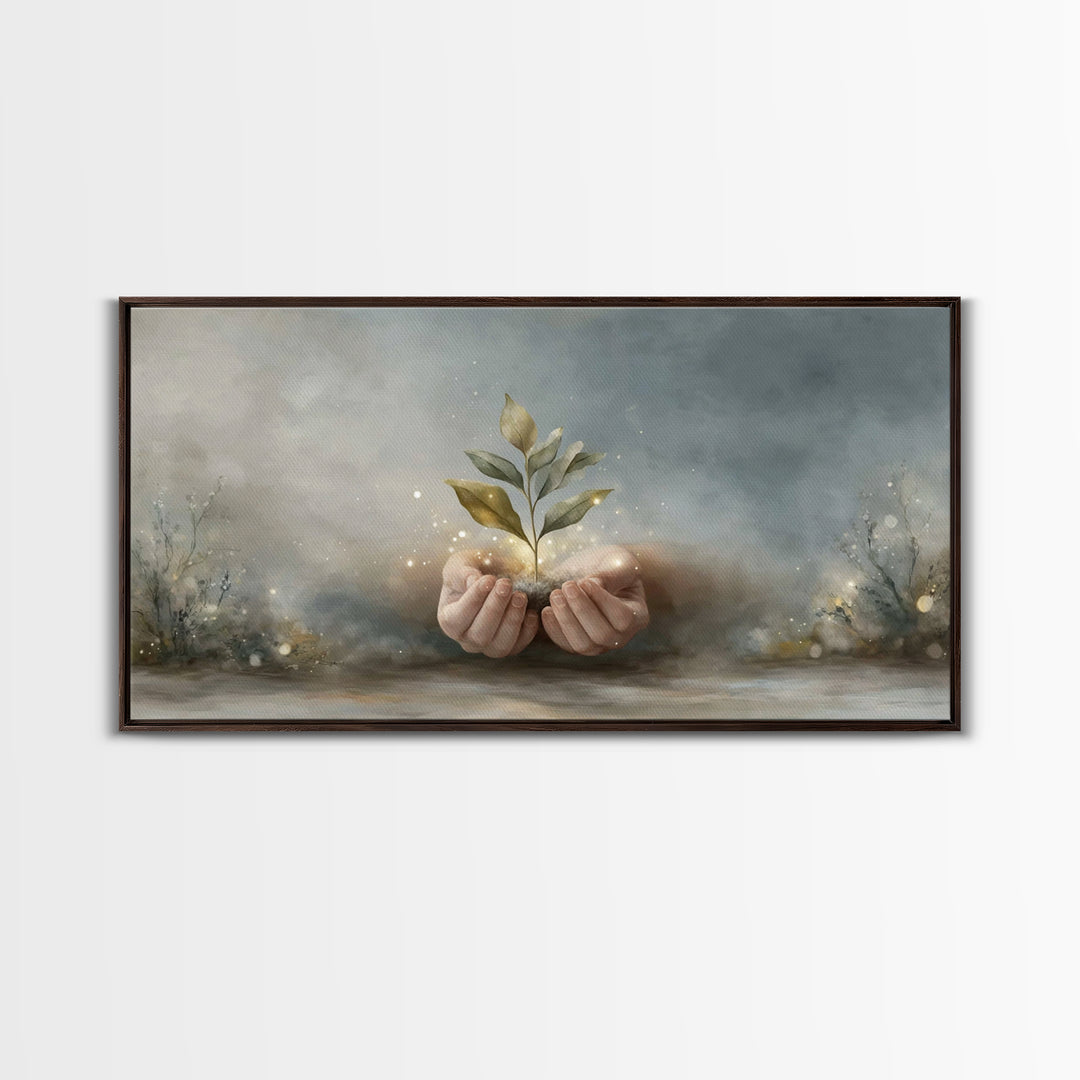 Seed of Promise | Framed Canvas Print | Christian Wall Art | Christian Art | Jesus Painting | Christian Art Canvas | Christian Gift Ideas