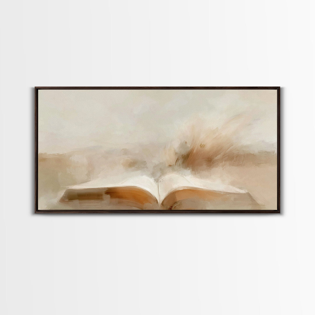 Scripture Light | Framed Canvas Print | Christian Wall Art | Christian Art Canvas | Jesus Painting | Christian Art Gift | Modern Christian
