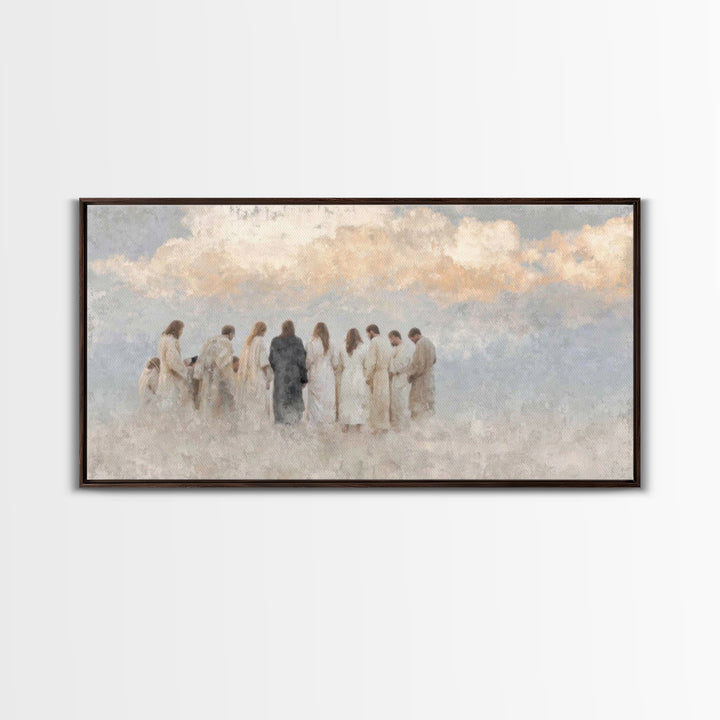 Path Of Revelation – Framed Canvas Print – Christian Art Painting – Christian Decor – Jesus Wall Art – Large Christian Art – Christian Art