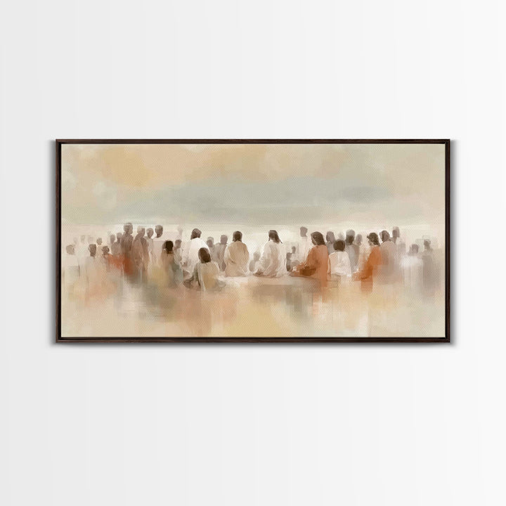 Voices Of Faith – Framed Canvas Print – Christian Wall Art – Christian Art Canvas – Christian Painting – Modern Christian Art – Christmas A