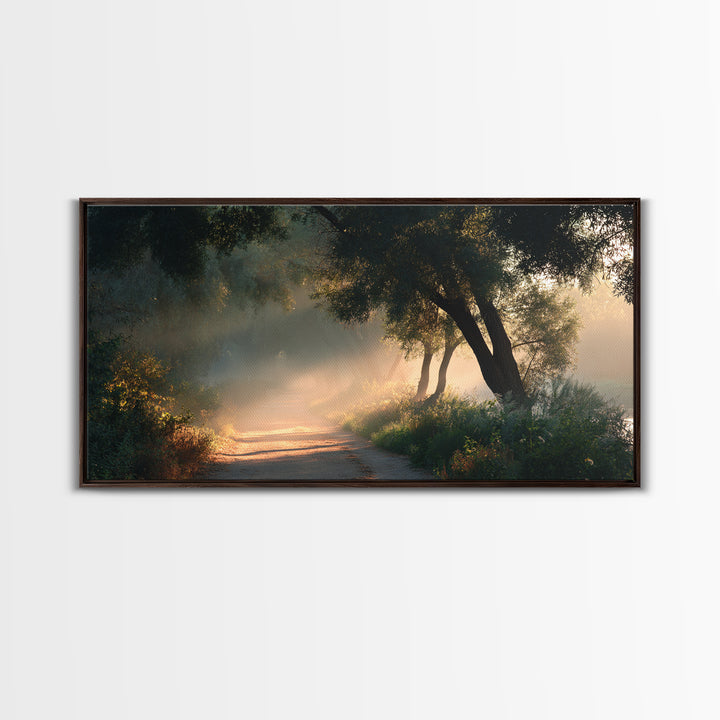 Holy Solitude – Framed Canvas Print – Jesus Painting – Christian Art Canvas – Christian Wall Art – Christmas Art – Large Christian Art