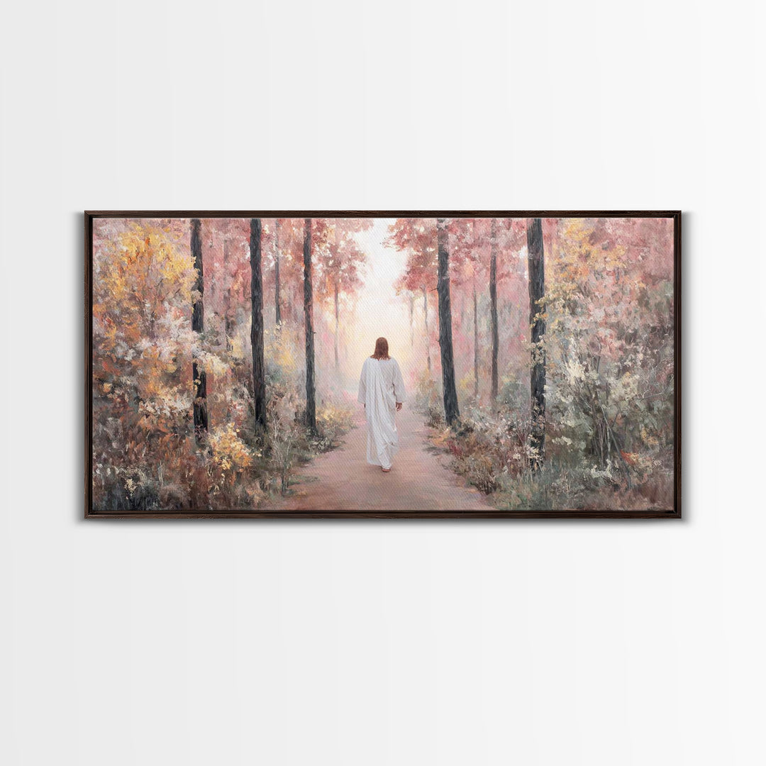 Light Of Peace – Framed Canvas Print – Christian Wall Art – Christian Art Canvas – Jesus Painting – Christian Art – Christmas Art