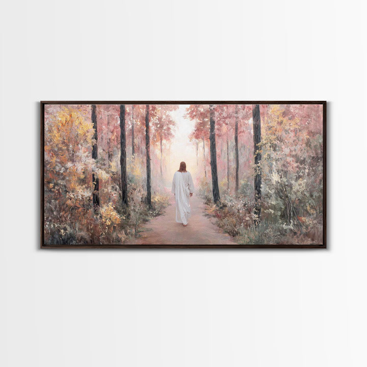 Light Of Peace – Framed Canvas Print – Christian Wall Art – Christian Art Canvas – Jesus Painting – Christian Art – Christmas Art