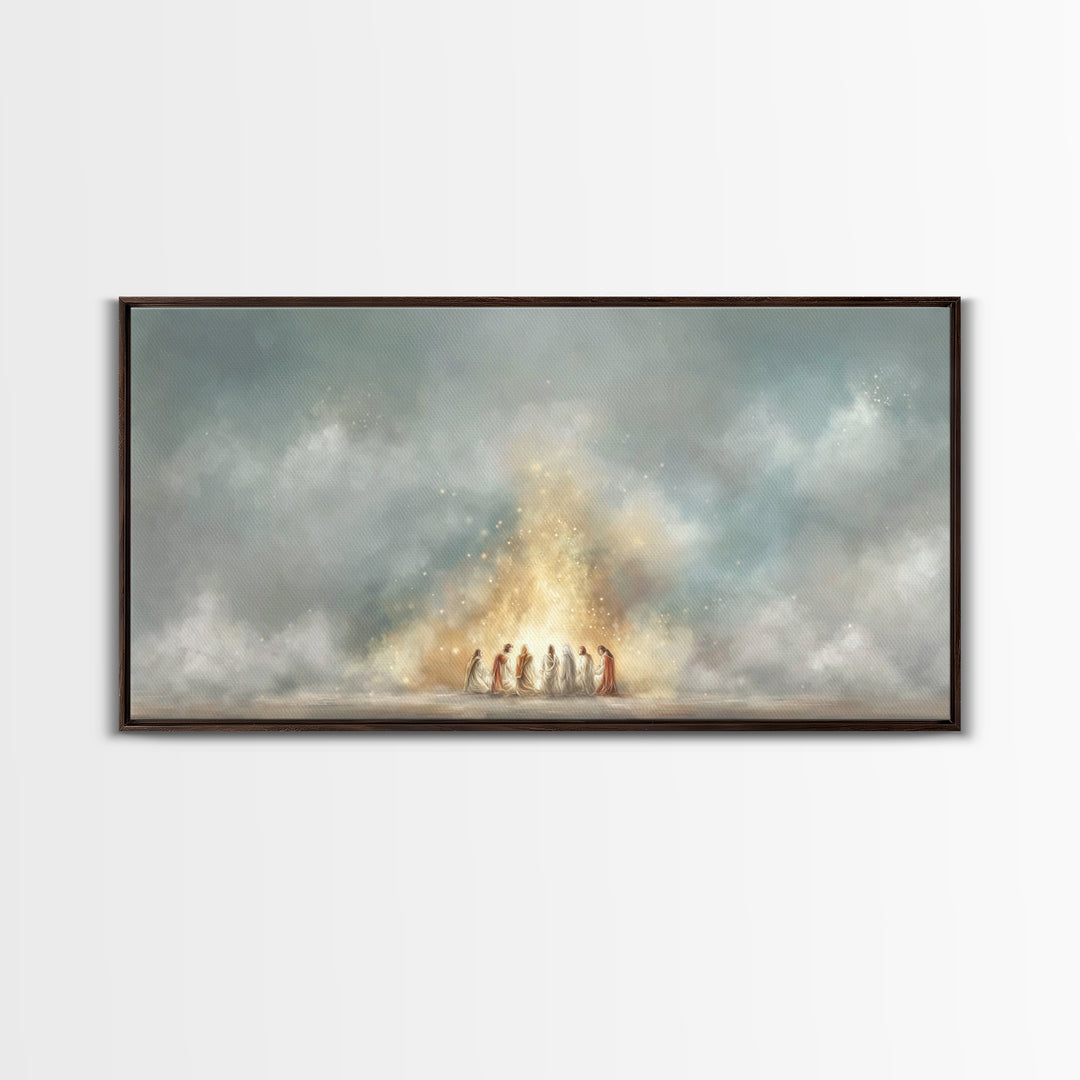 Eternal Light – Framed Canvas Print – Christian Art Canvas – Jesus Painting – Christian Christmas Art – Christian Wall Art