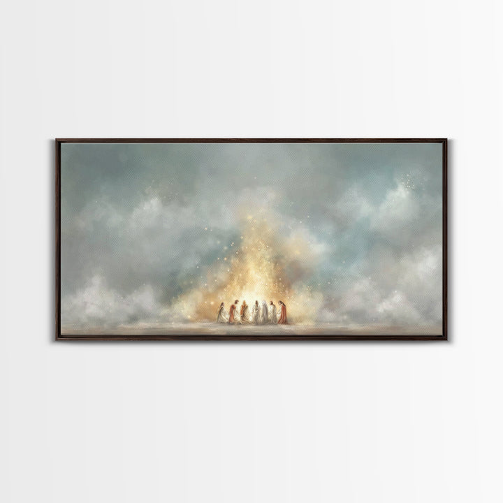 Eternal Light – Framed Canvas Print – Christian Art Canvas – Jesus Painting – Christian Christmas Art – Christian Wall Art