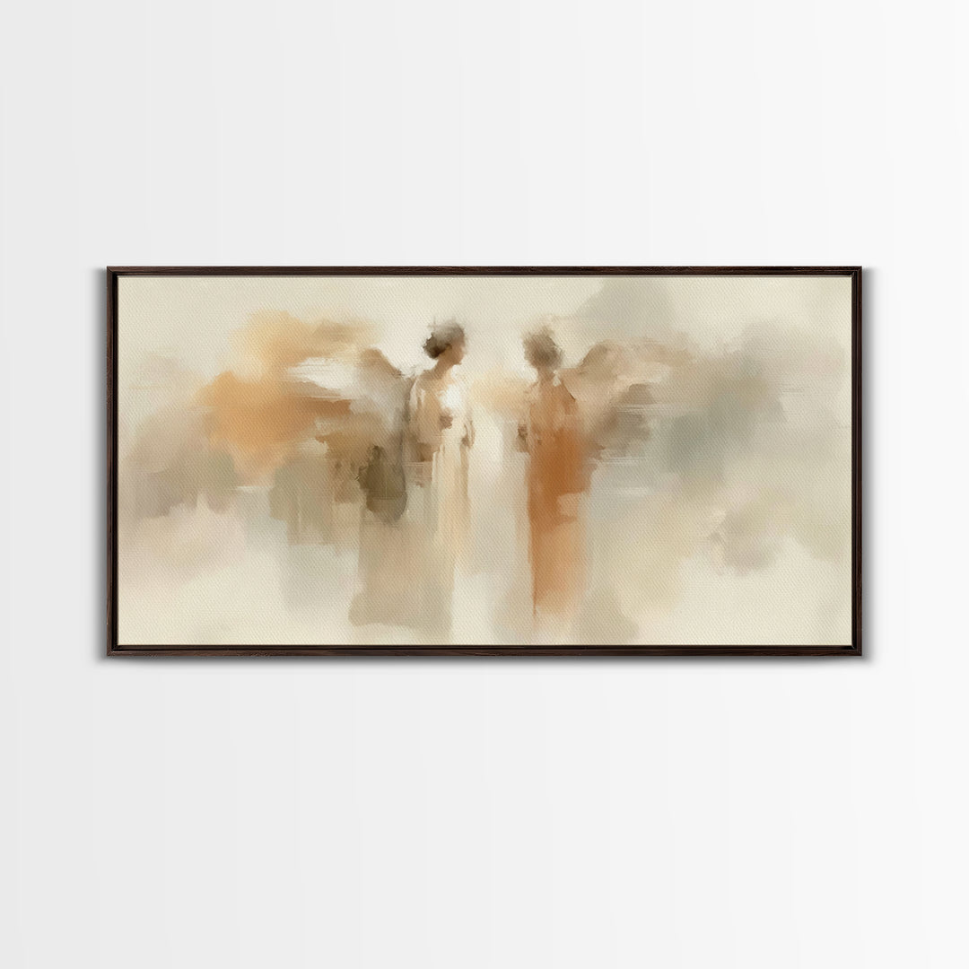 Whispered Glory – Framed Canvas Print – Christian Christmas Art – Christian Art Canvas – Subtle Christian Art – Christian Wall Art