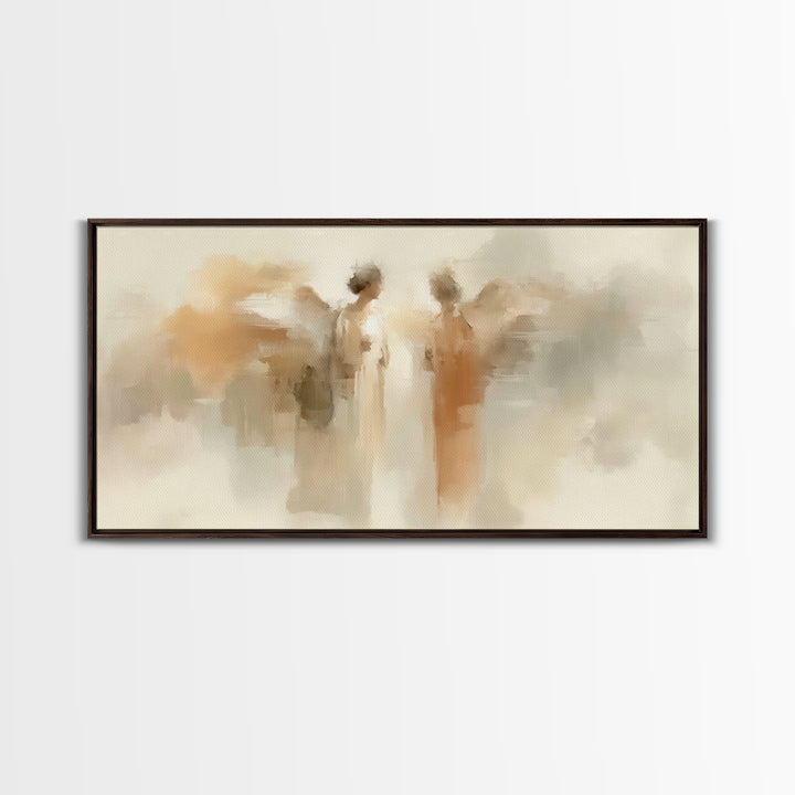 Whispered Glory – Framed Canvas Print – Christian Christmas Art – Christian Art Canvas – Subtle Christian Art – Christian Wall Art