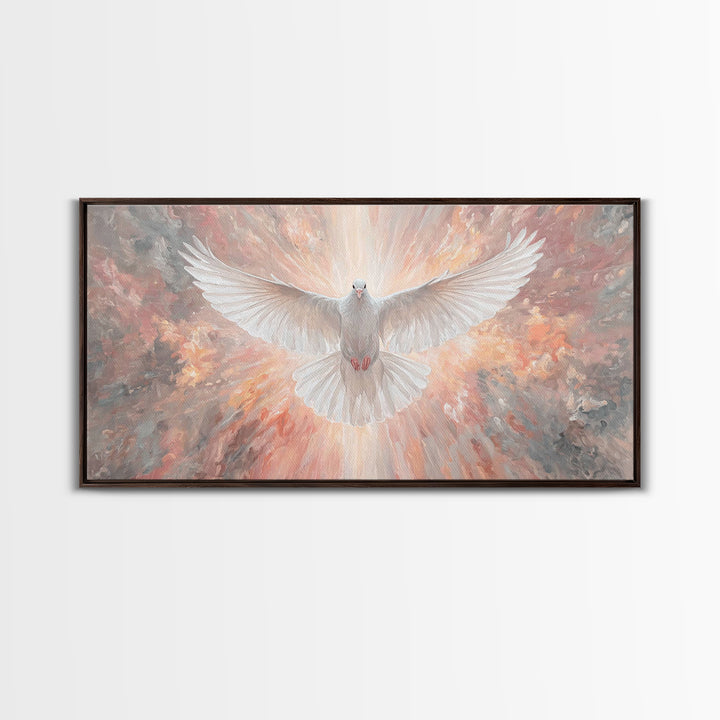 Grace Unveiled | Framed Canvas Print | Christian Wall Art | Christian Art Canvas | Christian Painting | Christmas Art | Christian Decor