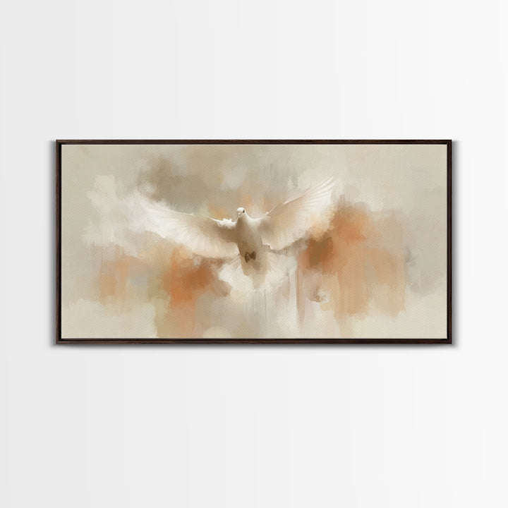 Eternal Refuge – Framed Canvas Print – Christian Wall Art – Christian Art Canvas – Christian Painting – Christmas Art – Christian Decor