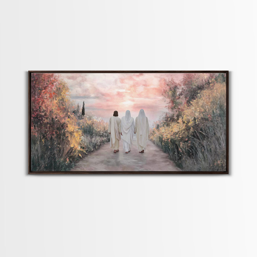 Garden Of Dawn – Framed Canvas Print – Christian Art Canvas – Jesus Wall Art – Christian Art Print – Christian Decor – Christian Gift Ideas