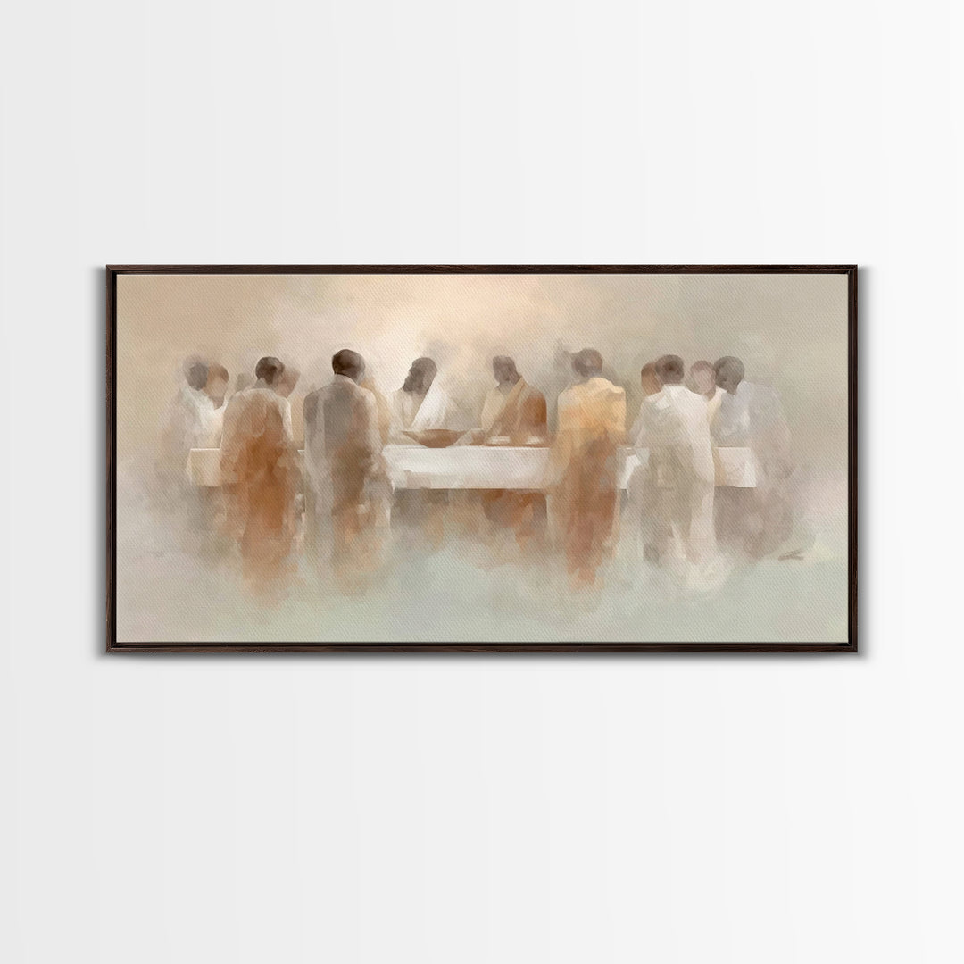 Gathered In Grace – Framed Canvas Print – Christian Wall Art – Christian Art Canvas – Christian Art Print – Christian Decor – Jesus Paintin