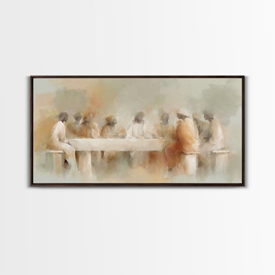 Gathered In Grace – Framed Canvas Print – Christian Art Canvas – Christian Wall Art – Christian art print – subtle Christian art – Jesus Pa
