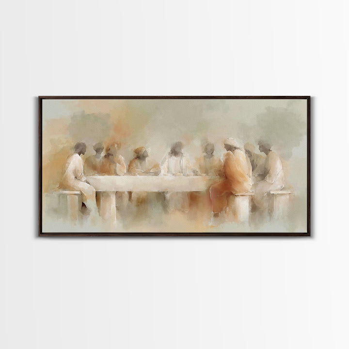 Gathered In Grace – Framed Canvas Print – Christian Art Canvas – Christian Wall Art – Christian art print – subtle Christian art – Jesus Pa