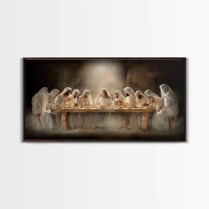 Table Of Covenant – Framed Canvas Print – Christian Art – Christian Art Canvas – Jesus Painting – Christian Wall Art – Christian art work