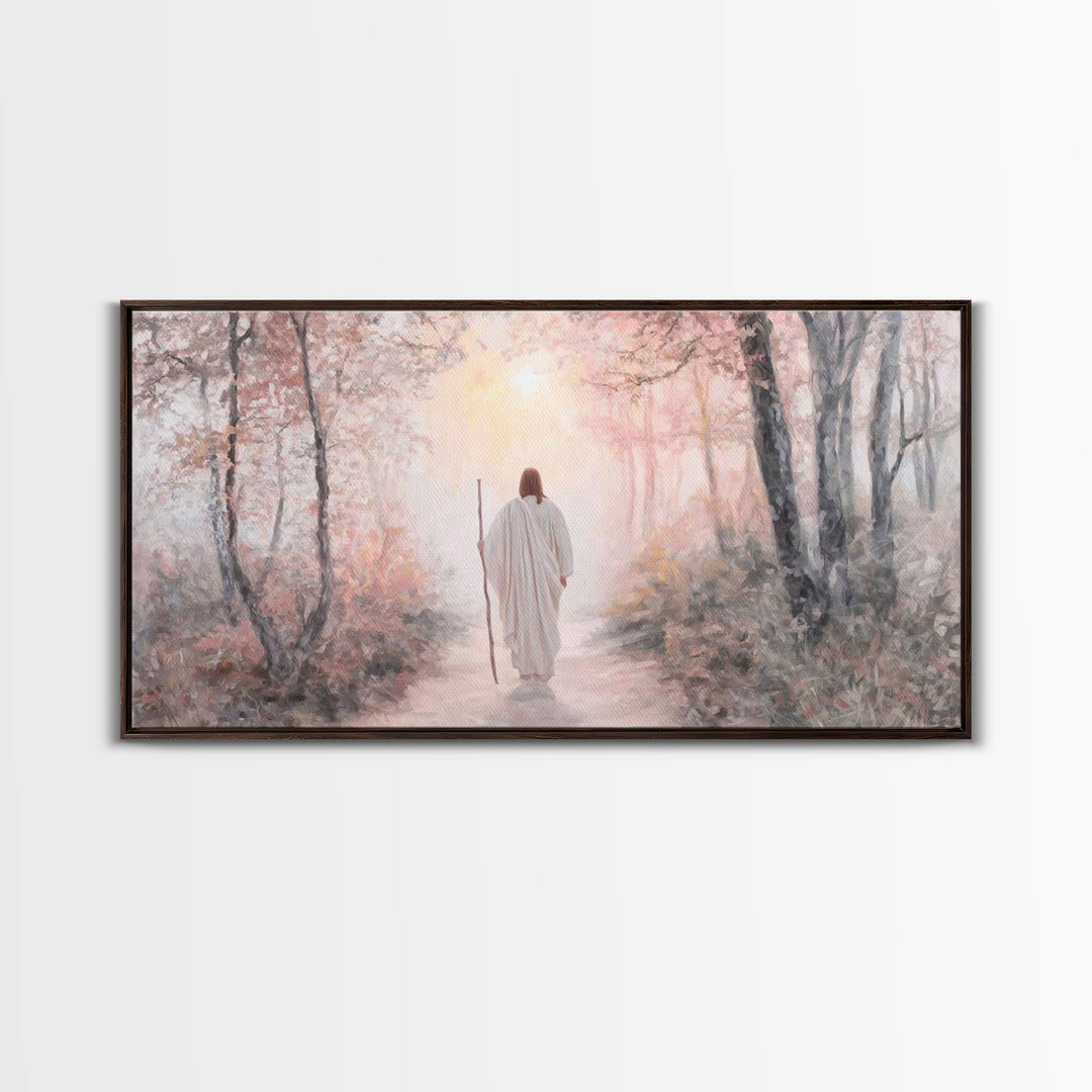 Path Of Mercy – Framed Canvas Print – Christian Wall Art – Christian Art Canvas – Jesus Painting