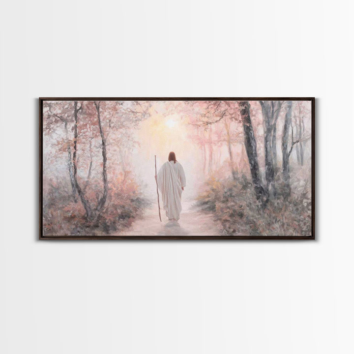 Path Of Mercy – Framed Canvas Print – Christian Wall Art – Christian Art Canvas – Jesus Painting
