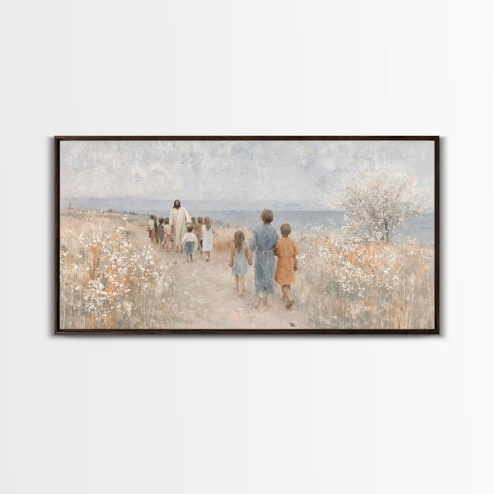 Springtime Hope – Framed Canvas Print – Christian Wall Art – Christian Art Canvas – Jesus Painting – Christian Decor – Christian Gift – Chr