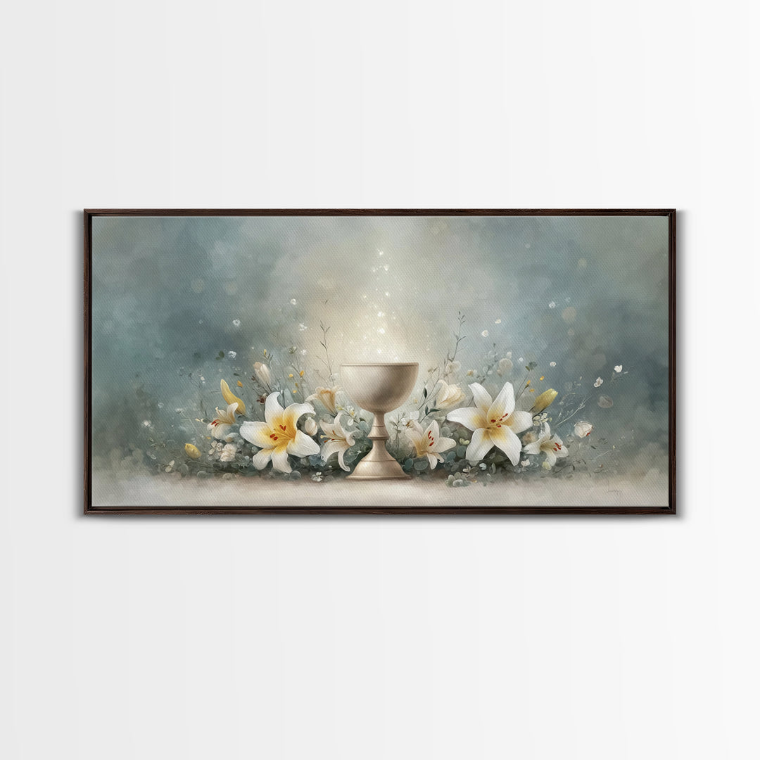Garden Of Light - Framed Canvas Print - Christian Wall Art - Christian Art Canvas - Large Christian Art - Christian Decor - Christian Gift