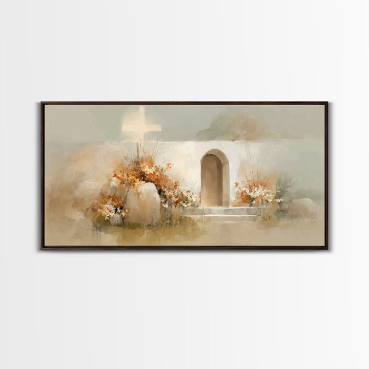 Garden of Light | Framed Canvas Print | Christian Art Canvas | Christian Wall Art | Christian Decor | Christian Art | Subtle Christian Art