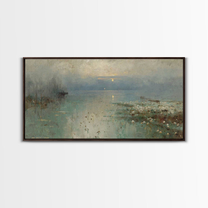 Sacred Horizon – Framed Canvas Print – Christian Wall Art – Christian Art Canvas – Subtle Christian Art – Christian Paintings – Christian G