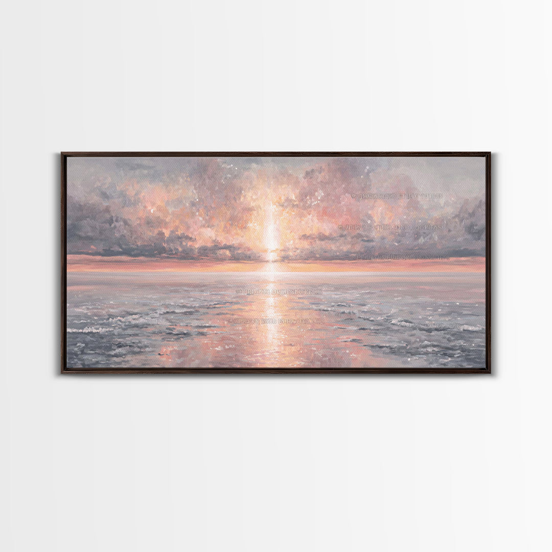 Eternal Light, Framed Canvas Print, Christian Wall Art, Christian Art Canvas, Christian Christmas Art, Christian Art Work, Christian Gift,