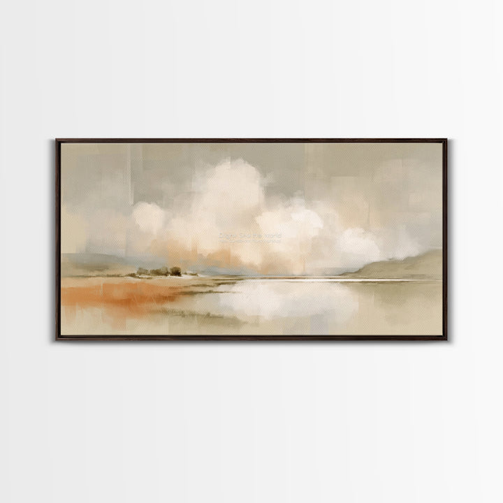 Peaceful Meadow | Framed Canvas Print | Christian Wall Art | Christian Art Canvas | Christian Art Print | Subtle Christian Paintings | Chri