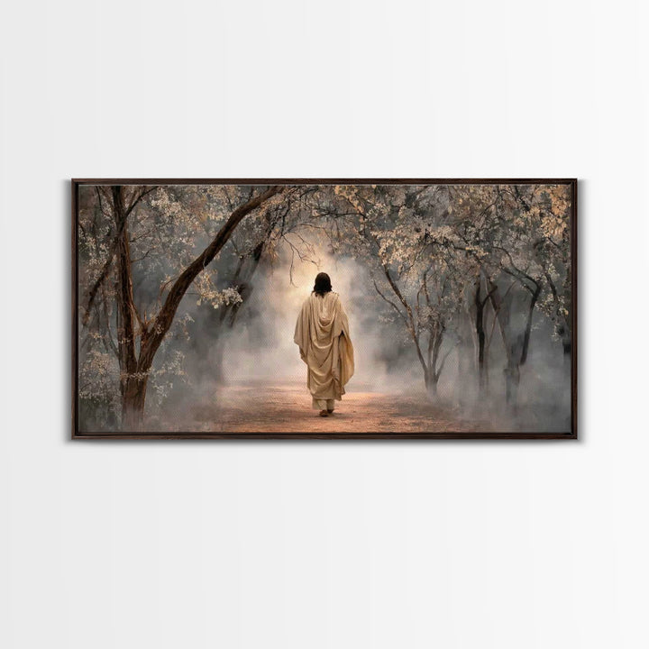 Blessed Journey | Framed Canvas Print | Christian Art Canvas | Christian Decor | Jesus Painting | Christian Gift Ideas