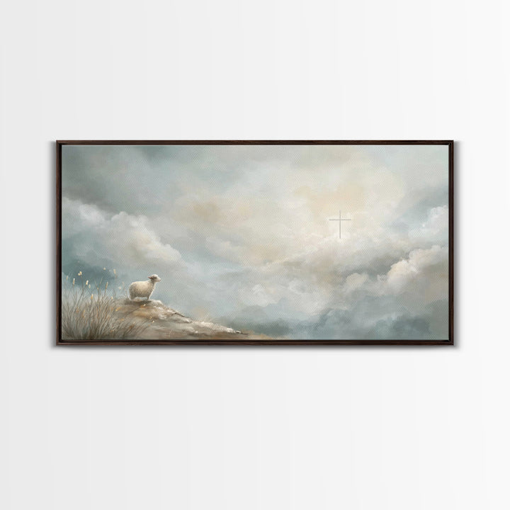 Dawn Of Redemption | Framed Canvas Print | Christian Art Canvas | Christian Wall Art | Christian Art | Christian Paintings | Christian Deco