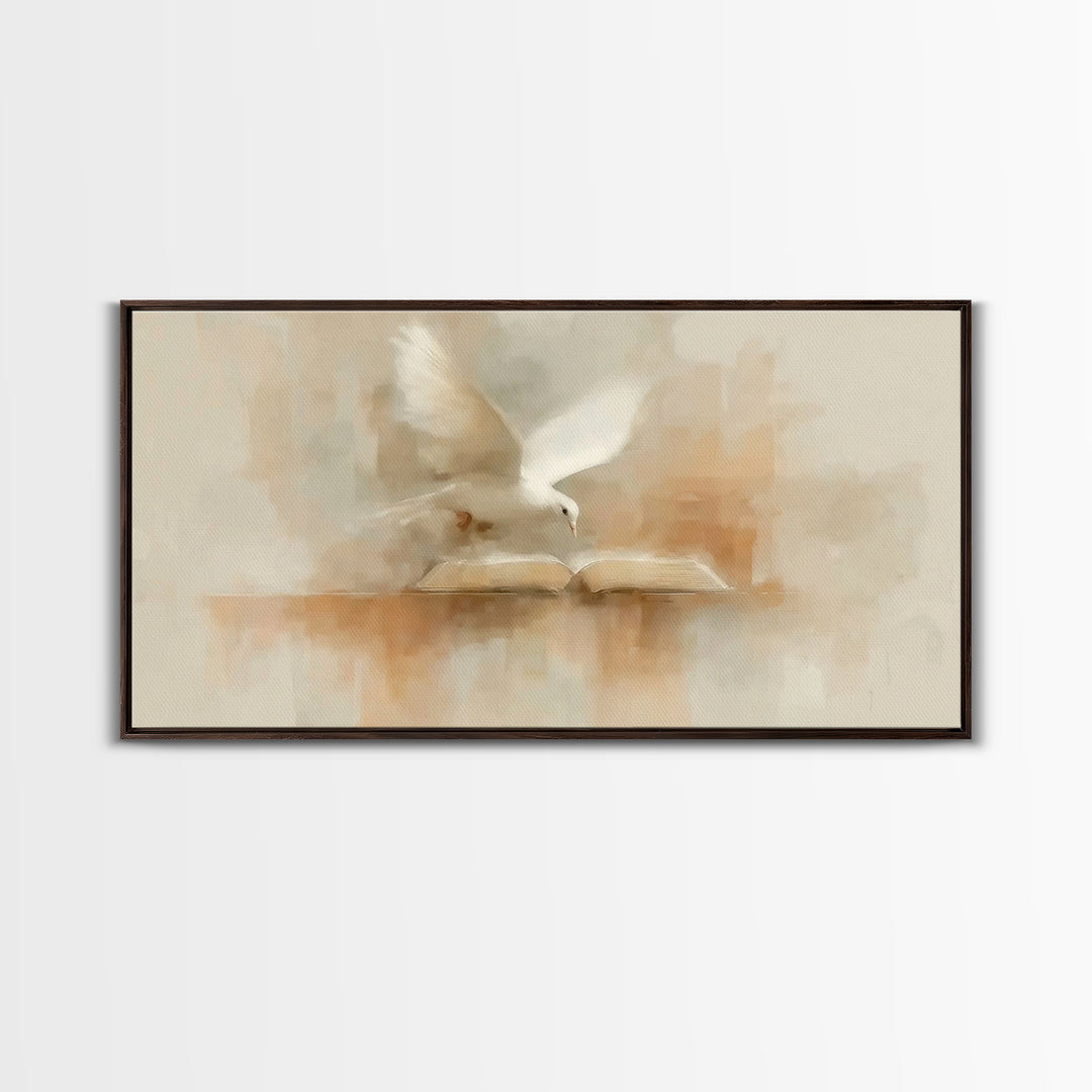 Graceful Promise, Framed Canvas Print, Christian Wall Art, Christian Art Canvas, Subtle Christian Art, Christian Decor, Modern Christian Pa