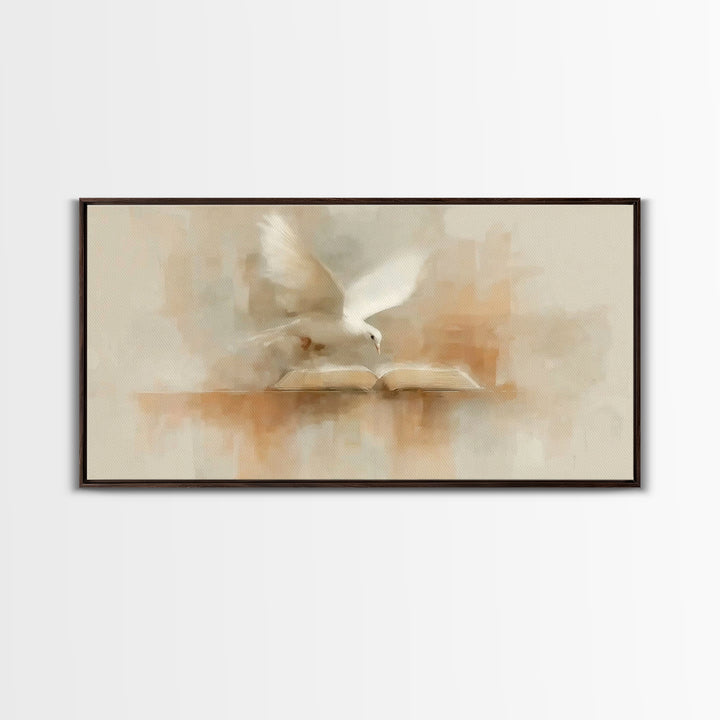 Graceful Promise, Framed Canvas Print, Christian Wall Art, Christian Art Canvas, Subtle Christian Art, Christian Decor, Modern Christian Pa